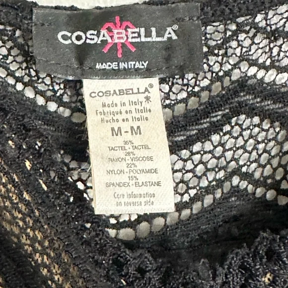 Cosabella Ceylon Black Lace nightgown